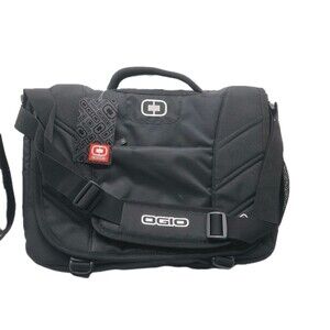 OGIO 417015 Black Upton Computer Laptop Messenger Bag Briefcase Travel Business